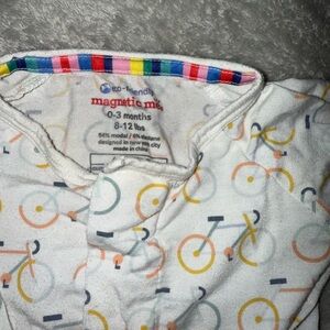 Magnetic Me Multicolor Bicycle Print Kids Pajamas